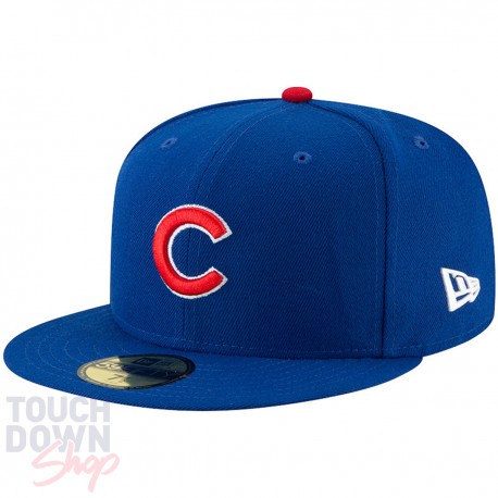 Casquette Chicago Cubs MLB Authentic On Field Game 59Fifty Fitted New Era Bleue et Rouge