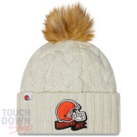 Bonnet Cleveland Browns NFL Sideline New Era Beige