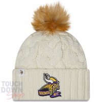 Bonnet Minnesota Vikings NFL Sideline New Era Beige