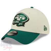 Casquette New York Jets NFL Sideline 39Thirty Fitted New Era Beige et Verte