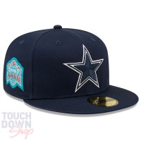 Casquette Dallas Cowboys NFL Side Patch 59Fifty Fitted New Era Bleue Marine