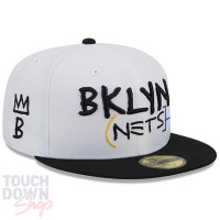Casquette Brooklyn Nets NBA City Edition 59Fifty Fitted New Era Blanche