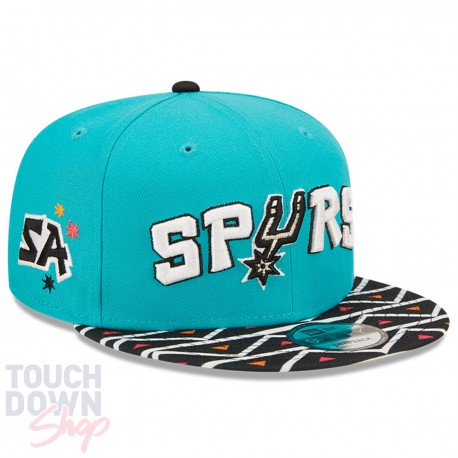 Casquette San Antonio Spurs NBA City Edition 9Fifty New Era Turquoise