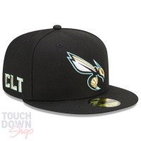 Casquette Charlotte Hornets NBA City Edition 59Fifty Fitted New Era Noire