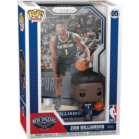 Figurine NBA Zion Williamson "Trading Cards" New Orleans Pelicans Funko Pop