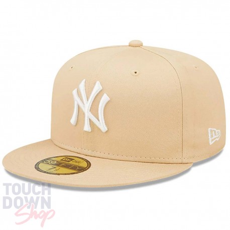 Casquette NY New York Yankees MLB League Essential 59Fifty Fitted New Era Beige