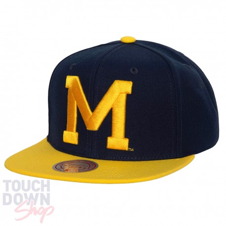 Casquette Two Tone Snapback Mitchell and Ness Bleu