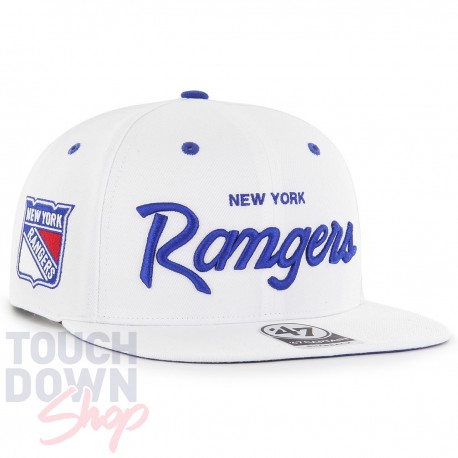 Casquette New York Rangers NHL Crosstown Pop '47 Brand Blanche