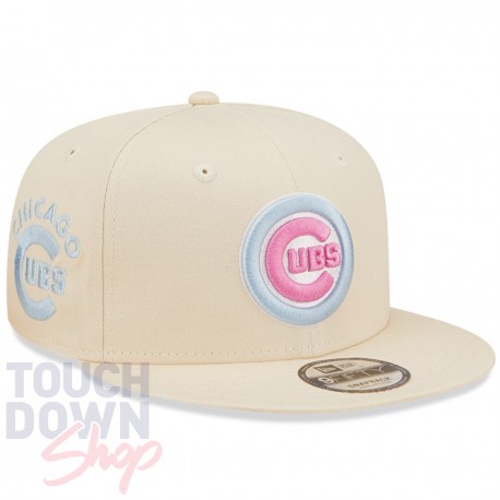 Casquette Chicago Cubs MLB Pastel Patch 9Fifty New Era Beige