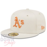Casquette Oakland Athletics MLB League Essential 59Fifty Fitted New Era Crème