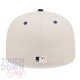 Casquette NY World Series MLB édition spéciale Pin's 59Fifty Fitted New Era Beige et Navy