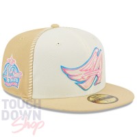 Casquette Los Angeles Angels MLB Seam Stitch 59Fifty Fitted New Era Beige