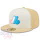Casquette Montreal Expos MLB Seam Stitch 59Fifty Fitted New Era Beige