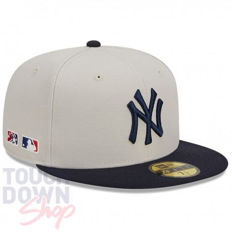 Casquette NY New York Yankees MLB Farm Team 59Fifty Fitted New Era Gris Clair