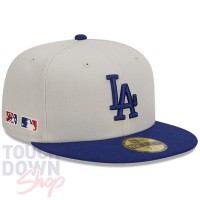 Casquette Los Angeles Dodgers MLB Farm Team 59Fifty Fitted New Era Gris Clair