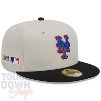 Casquette New York Mets MLB Farm Team 59Fifty Fitted New Era Gris Clair
