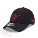 Casquette Chicago Bulls NBA Side Patch 9Forty New Era Blanche