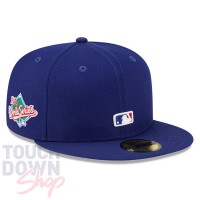 Casquette World Series MLB Side Patch 59Fifty Fitted New Era Blanche