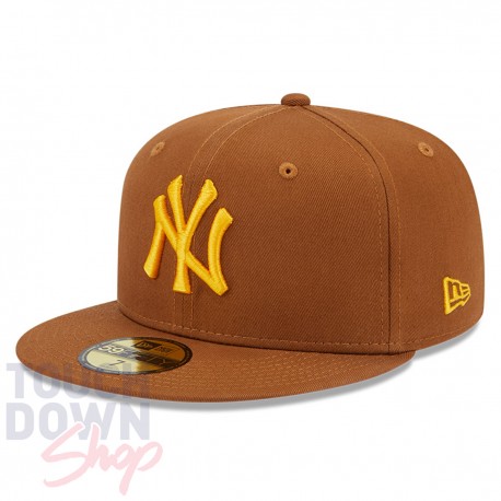 Casquette NY New York Yankees MLB League Essential 59Fifty Fitted New Era Marron