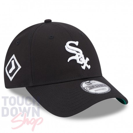 Casquette Chicago White Sox MLB Side Patch 9Forty New Era Noire