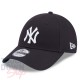 Casquette NY New York Yankees MLB Side Patch 9Forty New Era Bleue Marine
