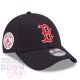 Casquette Boston Red Sox MLB Side Patch 9Forty New Era Bleue Marine