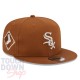 Casquette Chicago White Sox MLB Side Patch 9Fifty New Era Marron