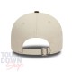 Casquette Los Angeles Dodgers MLB Side patch 1955 champions 9Forty New Era Two Tone Blanche Marron