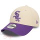 Casquette Chicago White Sox MLB Side patch World Series 9Forty New Era Two Tone Blanche et Violette