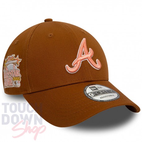 Casquette Atlanta Braves MLB Side patch All Star Game 9Forty New Era Marron