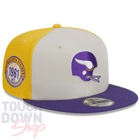 Casquette Minnesota Vikings NFL Sideline History 9Fifty New Era Grise