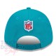 Casquette Miami Dolphins NFL Sideline History 9Forty New Era Turquoise