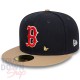 Casquette Boston Red Sox MLB Varsity Pin 59Fifty Fitted New Era Navy et Marron