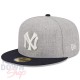 Casquette NY World Series MLB Dynasty Cooperstown 59Fifty Fitted New Era Grise et Navy