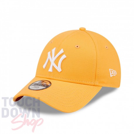 Casquette NY New York Yankees MLB Kids 9Forty New Era Tangerine