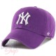 Casquette New York Yankees MLB Clean Up No Loop '47 Brand MVP Violette