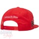 Casquette Chicago Bulls NBA Hard Wood Classic Snapback Mitchell and Ness Rouge