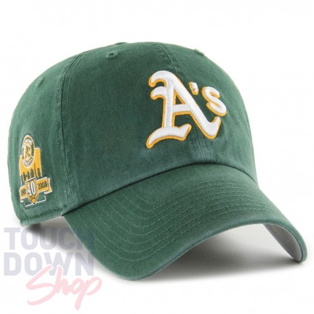 Casquette Oakland Athletics MLB Clean Up Double Under '47 Brand MVP Verte 