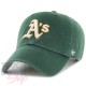 Casquette Oakland Athletics MLB Clean Up Double Under '47 Brand MVP Verte 