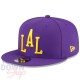 Casquette Los Angeles Lakers NBA City edition 2023 alternate 9Fifty New Era Violette