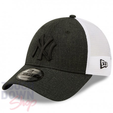 Casquette NY New York Yankees MLB Home Field Trucker New Era Noir et blanche