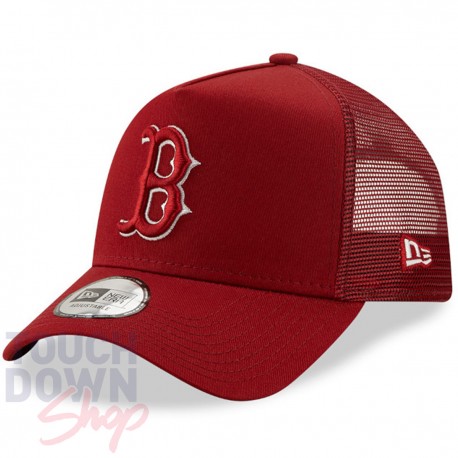 Casquette Boston Red Sox MLB League Essential Trucker New Era Rouge