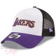 Casquette Los Angeles Lakers NBA Color Block Trucker New Era Blanche et violette