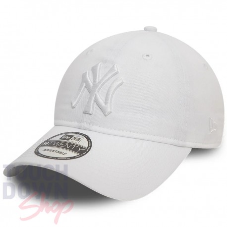Casquette NY New York Yankees MLB League Essential 9Twenty New Era Blanche