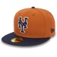 Casquette New York Mets MLB Boucle 59Fifty Fitted New Era Marron 