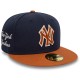 Casquette NY New York Yankees MLB Boucle 59Fifty Fitted New Era Navy 