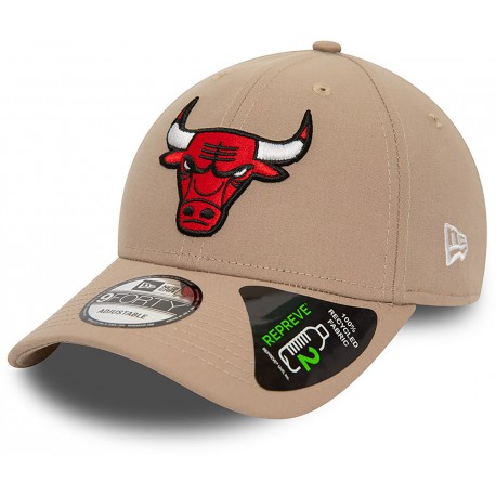 Casquette Chicago Bulls NBA Repreve 9Forty New Era Marron clair