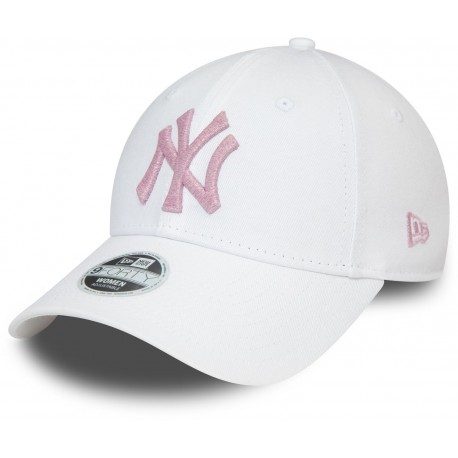 Casquette NY New York Yankees MLB Metallic Logo 9Forty New Era Blanche