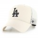 Casquette Los Angeles Dodgers MLB Trucker Branson '47 Brand MVP Beige