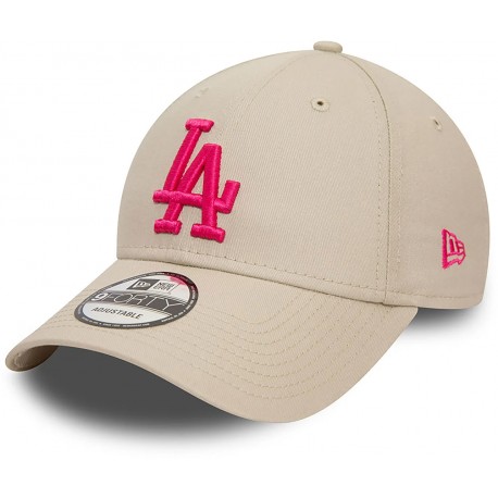 Casquette Los Angeles Dodgers MLB League Essential 9Forty New Era Gris clair